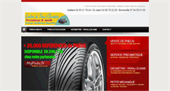 Desktop Screenshot of pneus74.com